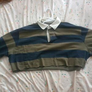 Long sleeves cropped shirt